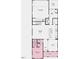 First floor plan showcasing kitchen, gathering room, and two-car garage at 1224 Hardin Hill Ln, Knightdale, NC 27545