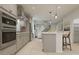 Bright kitchen with an island and stainless steel appliances at 1228 Hardin Hill Ln, Knightdale, NC 27545