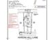 Site plan with dimensions, setbacks, and easements at 1252 Hardin Hill Ln, Knightdale, NC 27545