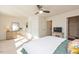Second bedroom with ample sunlight and built-in dresser at 1609 Mallard Trace Dr, Wendell, NC 27591