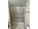 Bathroom shower with bathtub, shower curtain, tile walls, and tile flooring at 1641 Bridgedale Dr, Rocky Mount, NC 27803