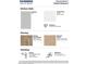 Kitchen and bathroom design scheme featuring gray cabinets and quartz countertops at 200 Starlight St, Sanford, NC 27330