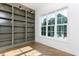 Bright library featuring built-in shelving and large window at 289 Gaines Trl, Pittsboro, NC 27312