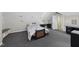 Comfortable bedroom featuring a bed, desk, and a warm, inviting atmosphere at 265 Verde Rd, Apex, NC 27523