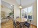 Breakfast nook with round table and chairs, near kitchen at 265 Verde Rd, Apex, NC 27523