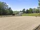 Well-maintained horse riding area and stables on a beautiful equestrian property at 265 Verde Rd, Apex, NC 27523