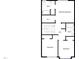 Second floor plan showing primary bedroom and two other bedrooms at 3743 Bison Hill Ln, Raleigh, NC 27604