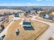Aerial view of house and neighborhood at 3901 La Varra Dr, Clayton, NC 27520