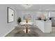 Charming dining room featuring a modern dining set at 3901 La Varra Dr, Clayton, NC 27520