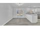 Dining area with access to back deck and kitchen at 3901 La Varra Dr, Clayton, NC 27520