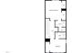 Second floor plan with primary bedroom, two bathrooms, and a hall at 5023 Lalex Ln, Cary, NC 27519
