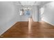 Bright dining room with hardwood floors and kitchen views at 520 Matheson Pl, Cary, NC 27511