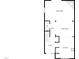 First floor plan showing kitchen, living, and dining areas at 520 Matheson Pl, Cary, NC 27511