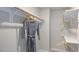 Large walk-in closet with ample shelving and hanging space at 661 Morning Glade St, Wake Forest, NC 27587