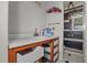 Bathroom with vanity, drawers, and a window at 90 Little Indian Creek Rd, Goldston, NC 27252