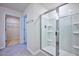 Bathroom with shower and walk-in closet at 1108 Middlecrest Dr, Rocky Mount, NC 27804