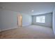 Spacious bedroom with window and bathroom access at 1108 Middlecrest Dr, Rocky Mount, NC 27804