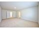 Spacious bonus room with neutral carpeting and multiple access points at 1108 Middlecrest Dr, Rocky Mount, NC 27804