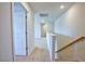 Upstairs hallway with access to bedrooms and a bathroom at 1108 Middlecrest Dr, Rocky Mount, NC 27804