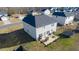 Two-story house with backyard, patio, and trampoline at 1134 Aster Way, Burlington, NC 27215