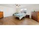 Relaxing bedroom with a daybed and wood floors at 1134 Aster Way, Burlington, NC 27215