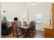 Dining room with table, chairs, and hardwood floors at 1134 Aster Way, Burlington, NC 27215