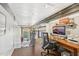 Bright loft office features a large monitor and printer at 1535 Caraleigh Mills Ct # 221, Raleigh, NC 27603
