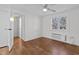 Bright bedroom with hardwood floors and ample natural light at 1621 Sutton Dr, Raleigh, NC 27605