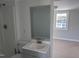 Bathroom includes vanity, toilet, and shower stall at 3612 Mt Zion Church Rd, Mebane, NC 27302
