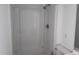 Clean and updated shower stall in the bathroom at 3612 Mt Zion Church Rd, Mebane, NC 27302