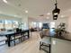 Open concept living area includes kitchen, dining, and living room spaces at 4321 Darius Ln # 23, Fuquay Varina, NC 27526