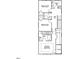 Second floor plan featuring primary bedroom, two additional bedrooms and laundry at 704 Georgia'S Landing Pkwy # 15, Raleigh, NC 27603