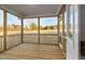 Screened porch overlooking a picturesque backyard with privacy and view at 102 Belmont Stakes Ln, Wendell, NC 27591