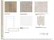 Image showcases the flooring, cabinets, and tile options available at 22 Shay St, Angier, NC 27501