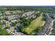 Beautiful aerial view of a Primary planned community with access to golf course and community pool at 2332 Turtle Point Dr, Raleigh, NC 27604