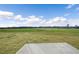 Aerial view of a large lot with grassy field at 264 Hawksmoore Ln, Lillington, NC 27546
