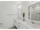 Modern bathroom with double vanity and a walk-in shower at 29 Enterprise St # 108, Raleigh, NC 27607