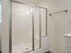 Large walk-in shower with built-in seat at 3050 Bennett Siler City Rd, Bennett, NC 27208
