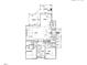 Detailed floor plan showcasing the layout of the first story at 3315 Hampton Rd, Raleigh, NC 27607