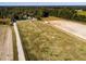 Aerial view of farm with large fields at 40 Shay St, Angier, NC 27501