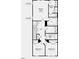 Second-floor layout with owner's suite, loft, two bedrooms, and two baths at 40 Shay St, Angier, NC 27501