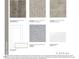 Showcase of flooring, cabinetry, and countertop options for a new home at 40 Shay St, Angier, NC 27501