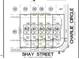 Aerial view of residential lots with dimensions and details at 40 Shay St, Angier, NC 27501