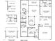 First floor plan shows 3 bedrooms, 3 baths, Gathering room, and 2 car garage at 41 Faircox Way # 137, Garner, NC 27529