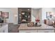 Granite countertop kitchen island with seating at 701 Lucky Clover Way, Fuquay Varina, NC 27526