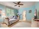 Light and airy bedroom with plenty of natural light at 1300 Caistor Ln, Raleigh, NC 27614