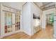 Elegant foyer with hardwood floors and views at 1300 Caistor Ln, Raleigh, NC 27614