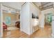 Bright two-story foyer with hardwood floors at 1300 Caistor Ln, Raleigh, NC 27614