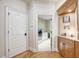 Laundry room with washer, dryer, and extra storage at 1300 Caistor Ln, Raleigh, NC 27614