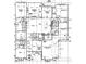 Detailed floor plan showcasing a spacious layout with multiple bedrooms, a large kitchen, and a 2-car garage at 131 Evander Way, Pittsboro, NC 27312